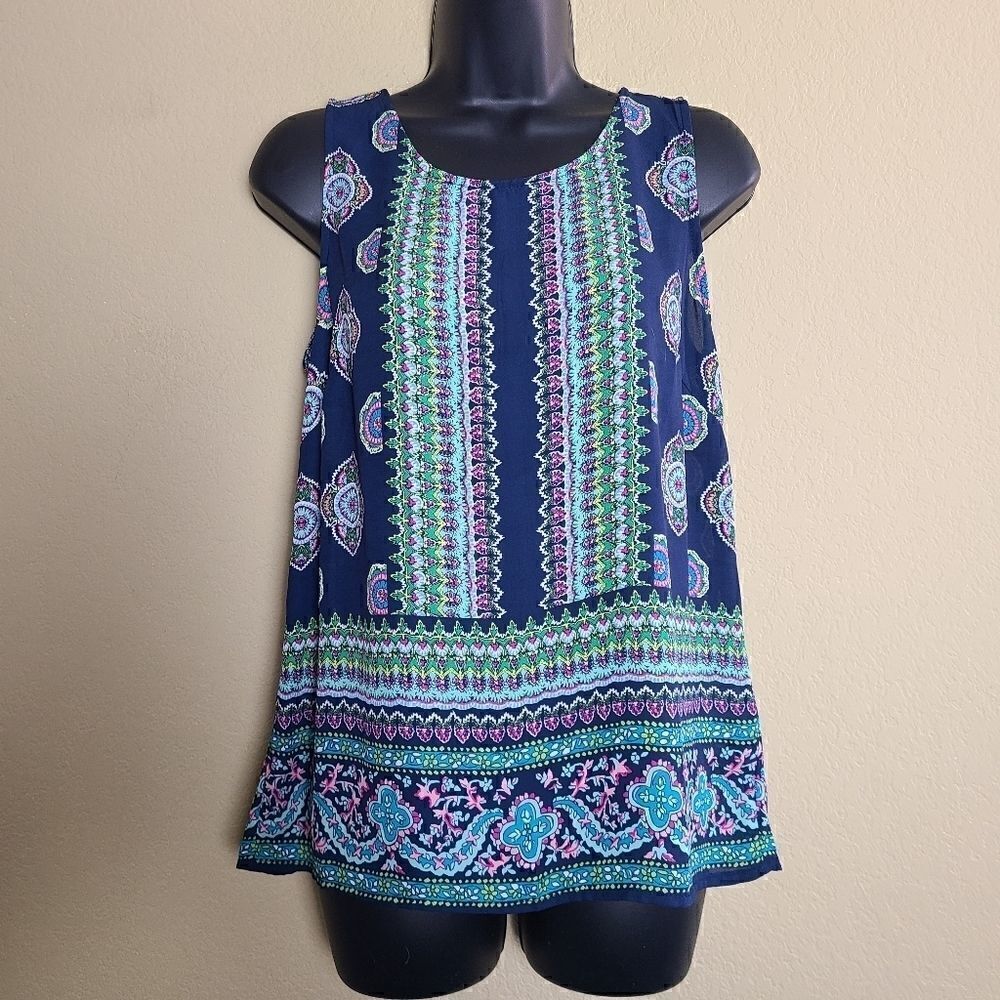Cynthia Rowley Sheer Sleeveless Top